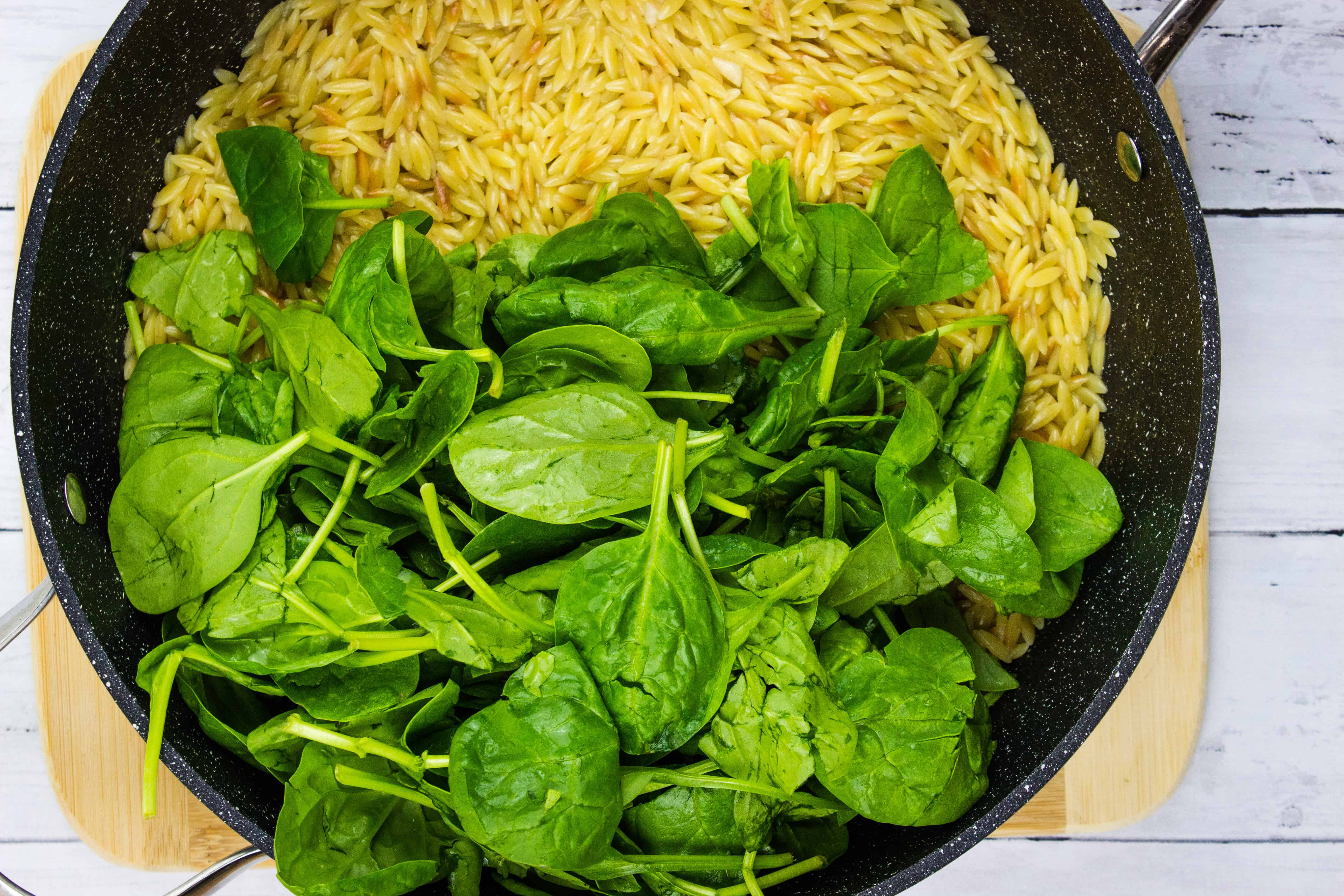 Creamy Spinach Orzo with Tomatoes Cook What You Love