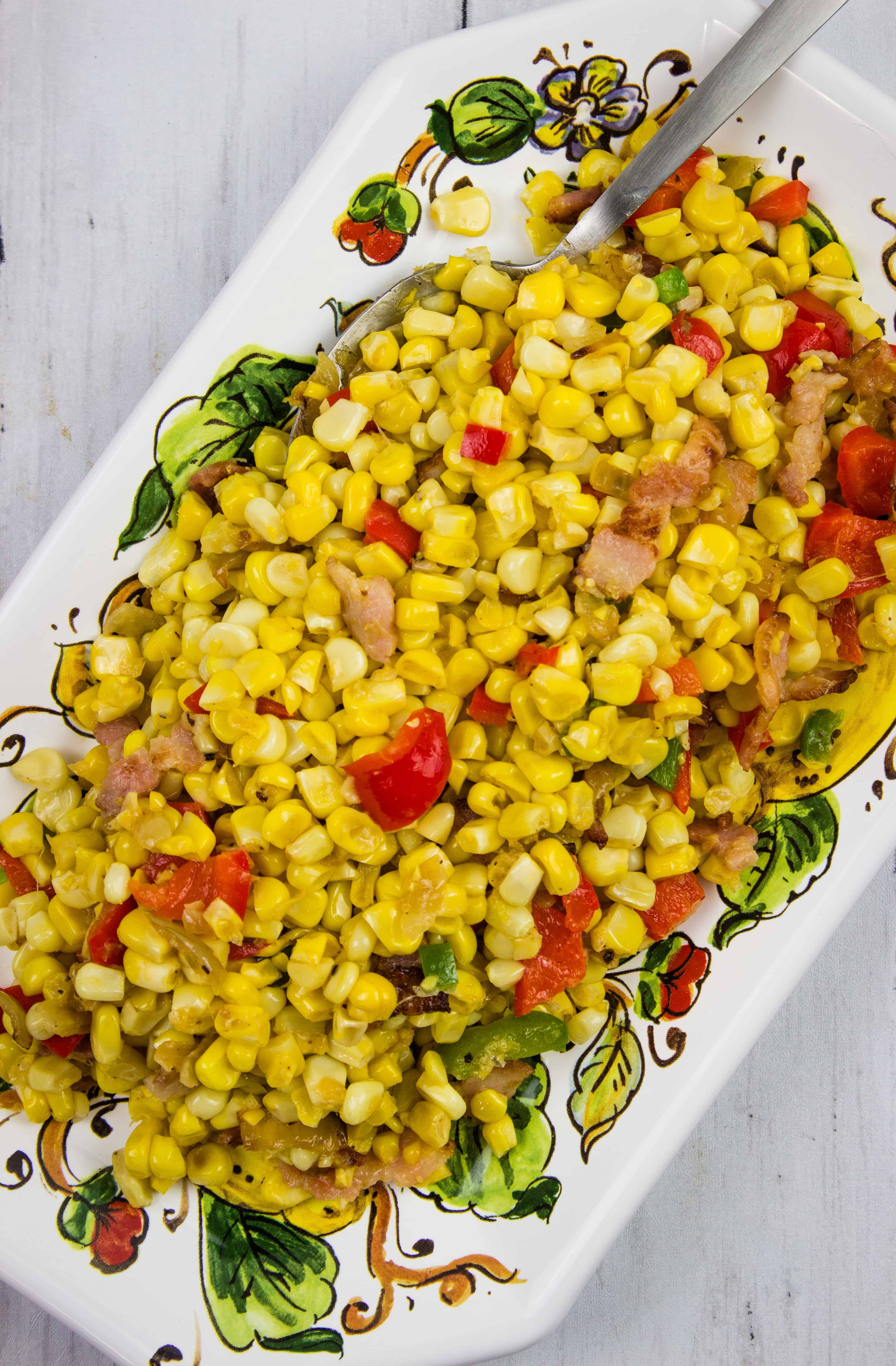 Texas Corn Succotash (So Pretty & Tasty) - Cook What You Love