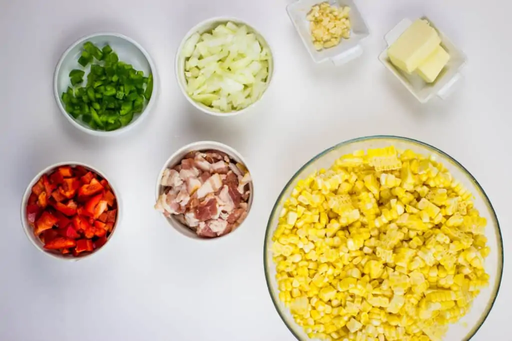 ingredients to make Texas corn succotash