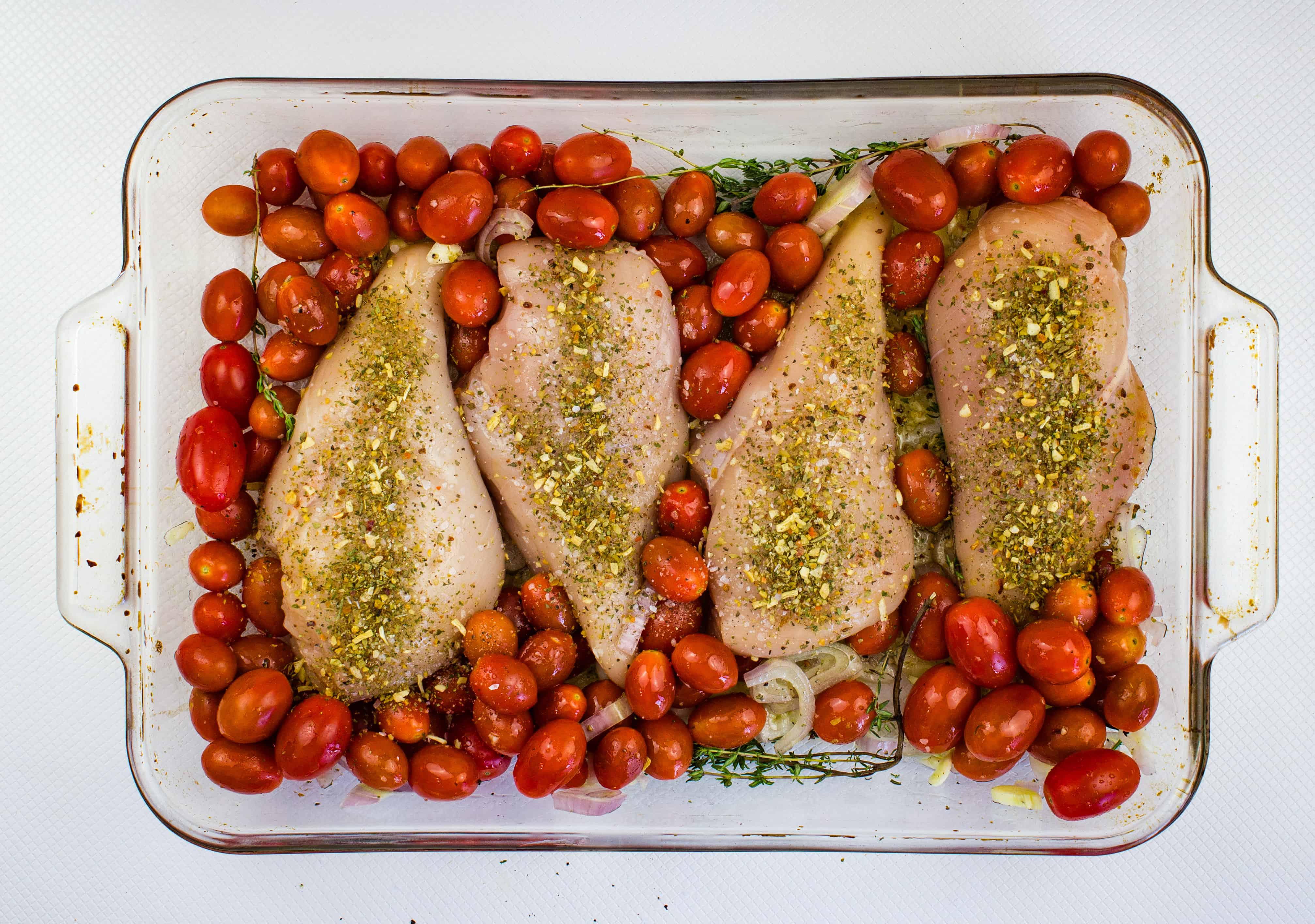 Mediterranean Chicken Bake With Tomatoes Feta Cook What You Love