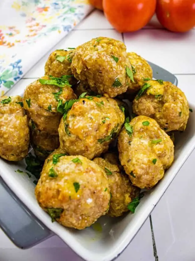 Air Fryer Turkey Meatballs