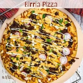 birria pizza