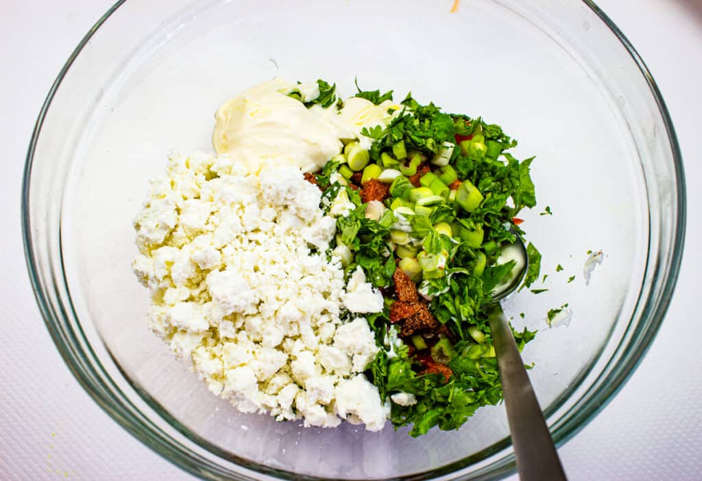 Mix the ingredients together in a bowl