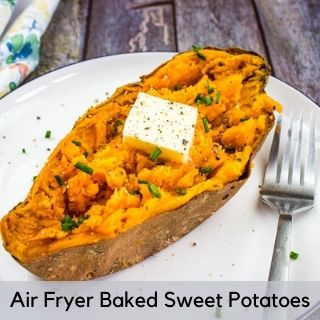 air fryer sweet potatoes