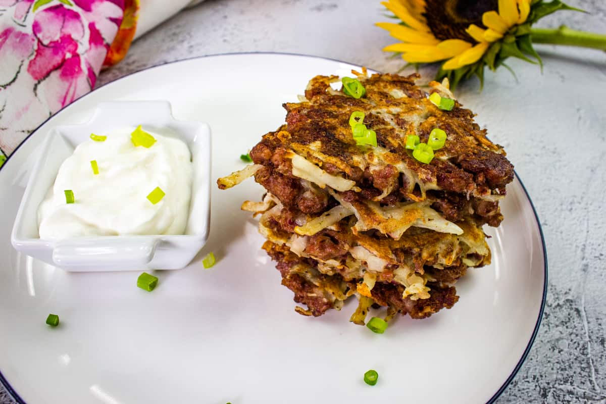 Crispy Corned Beef Fritters Cook What You Love