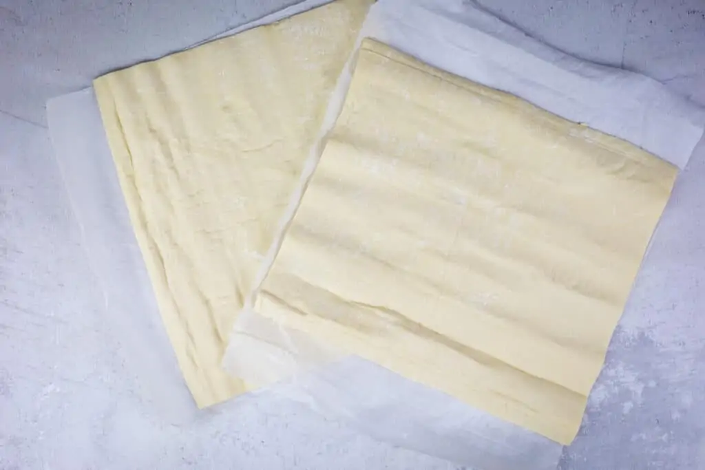 sheets of puff pastry