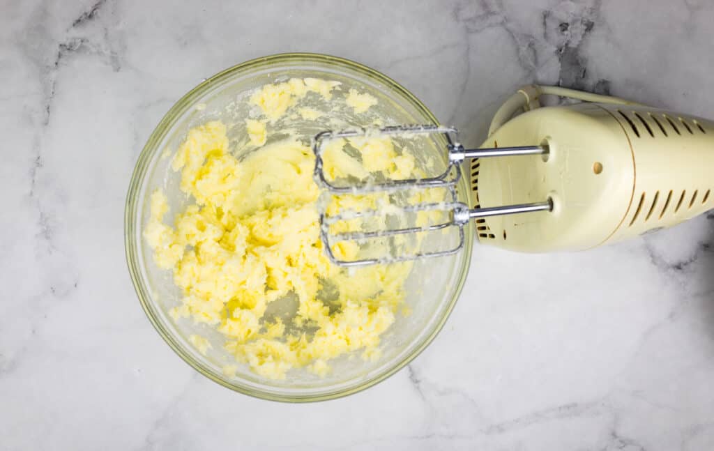 cream the butter and sugars