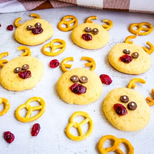 peanut butter reindeer cookies
