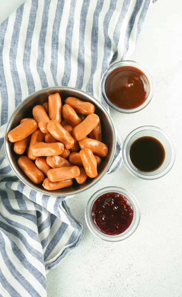 ingredients to make smoked little smokies