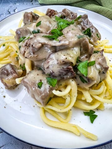 Leftover Roast Beef Stroganoff - Cook What You Love