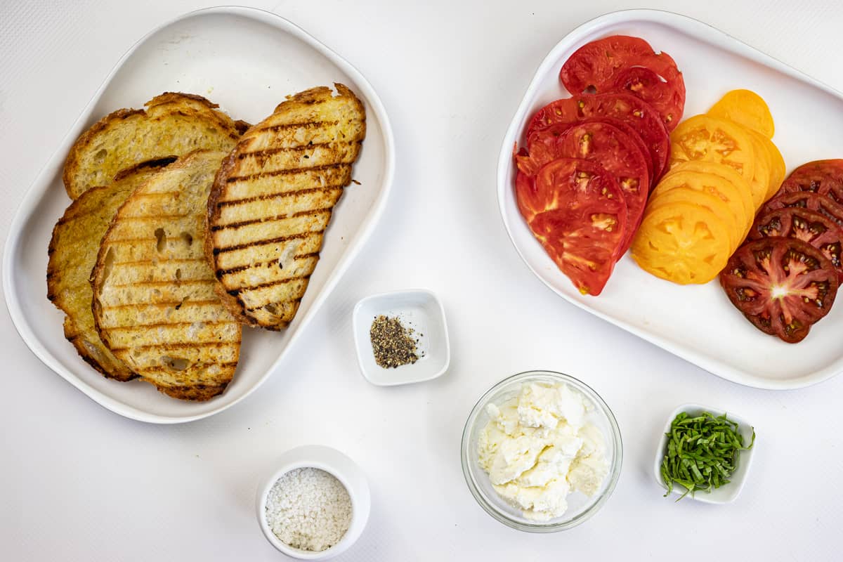 Grilled Bread with Tomatoes and Ricotta Cook What You Love