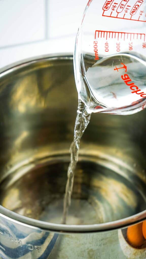 instant pot hard boiled eggs add water