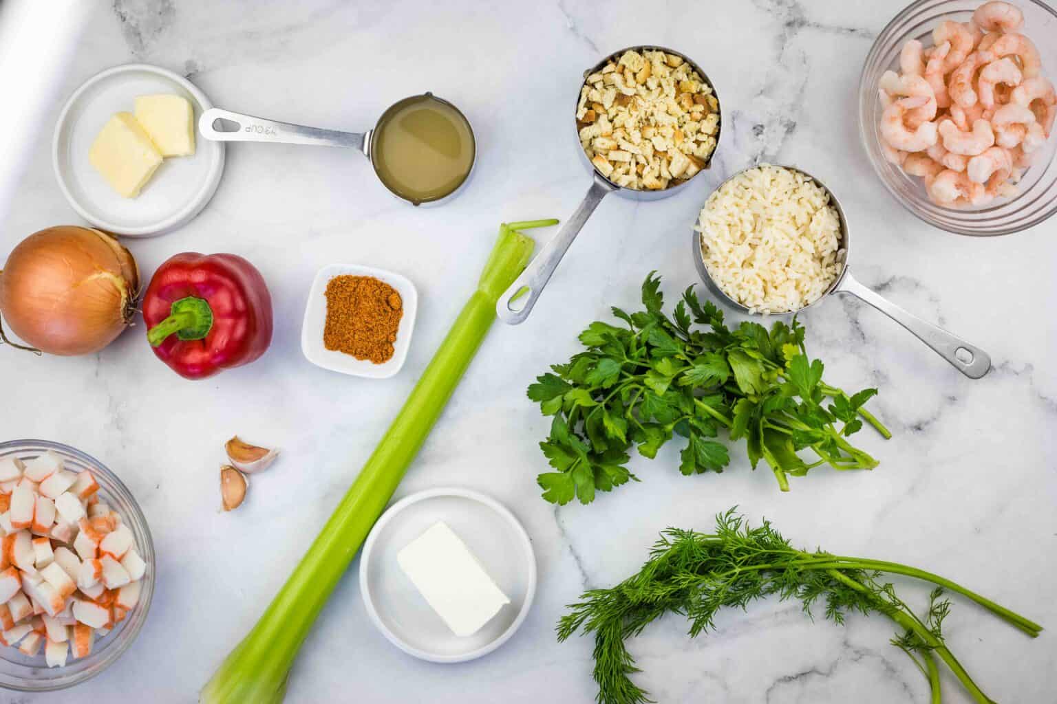 Seafood Stuffed Bell Peppers Cook What You Love