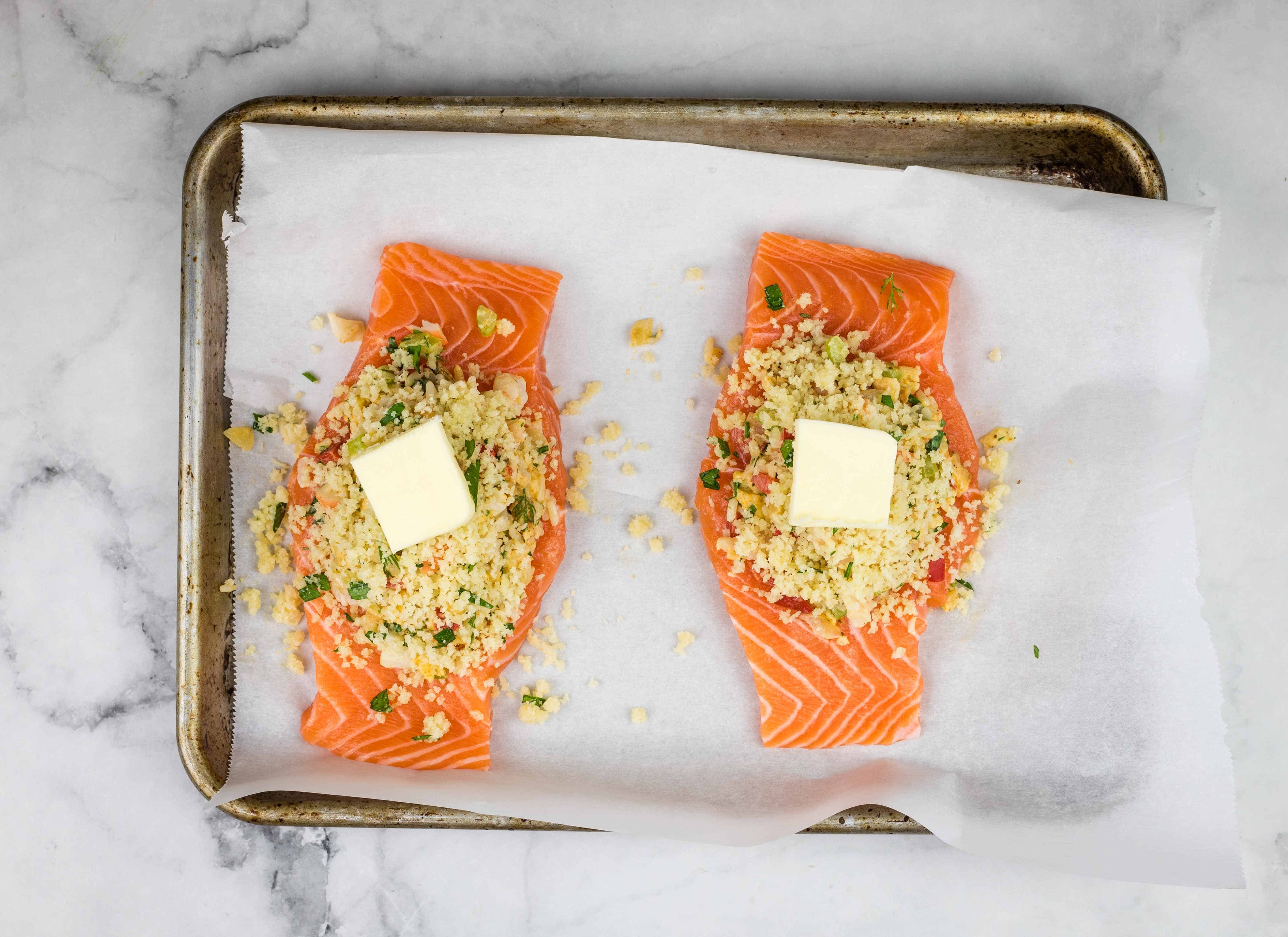 Seafood Stuffed Salmon - Cook What You Love