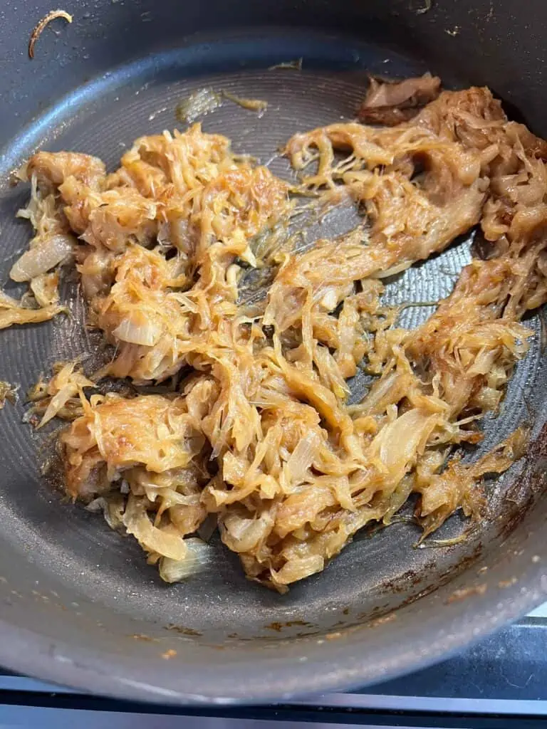 Caramelized onions after 45 minutes