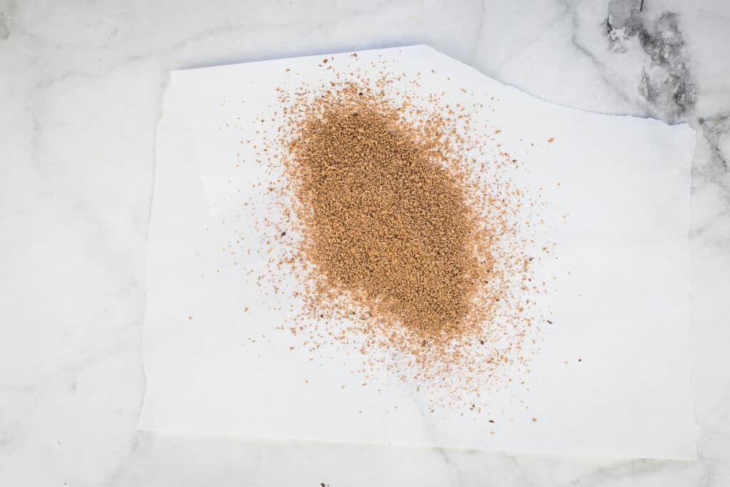 chocolate shavings