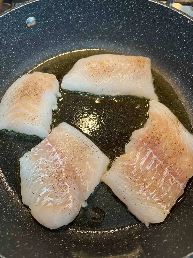 season and sautee cod