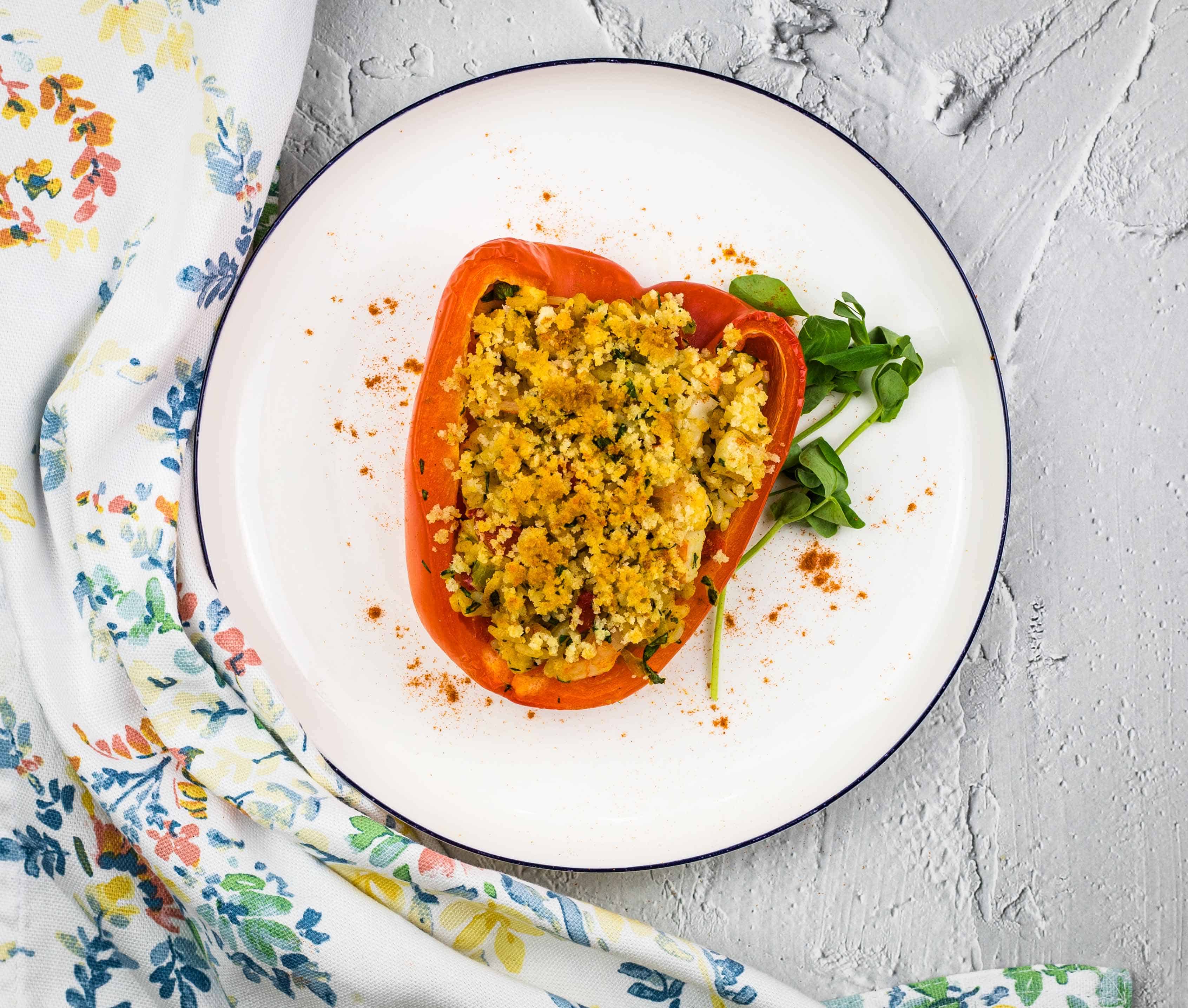 Seafood Stuffed Bell Peppers - Cook What You Love