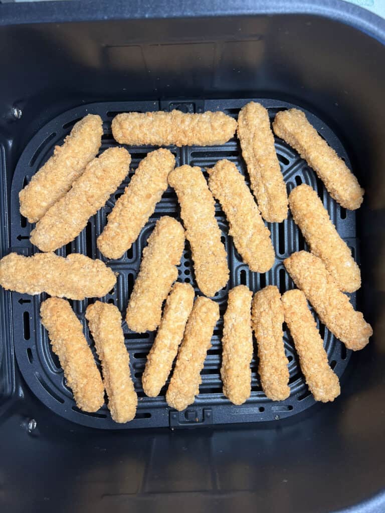 frozen chicken fries in the air fryer basket
