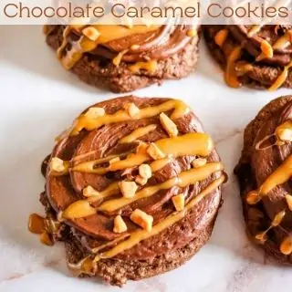 chocolate caramel cookies