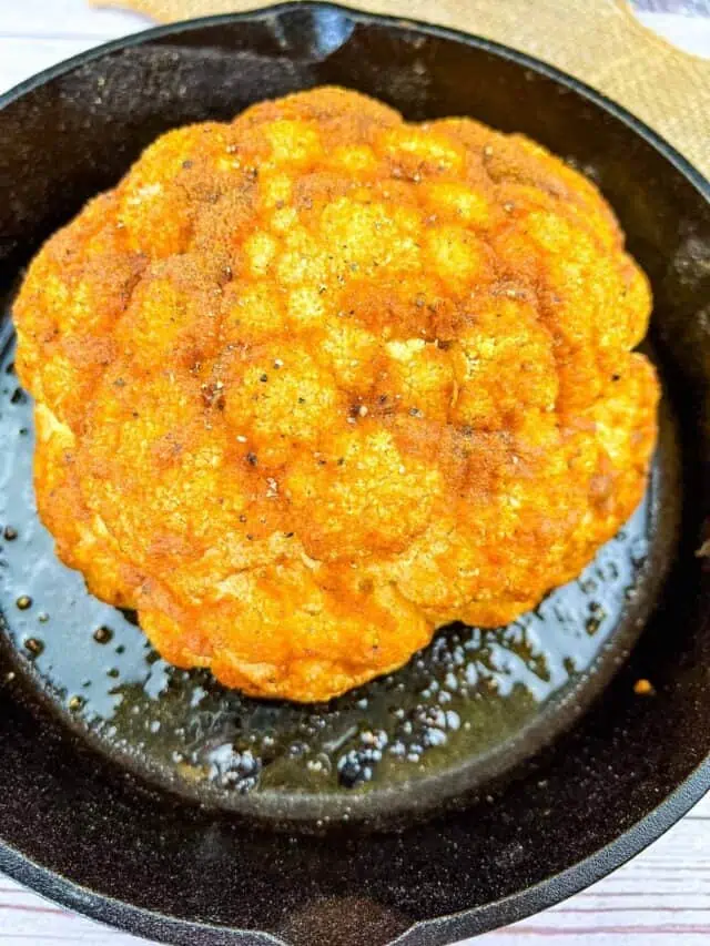 Whole Smoked Cauliflower