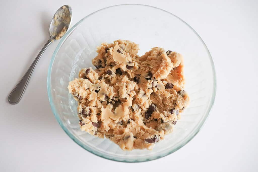 cookie frosted chocolate chip cookie dough