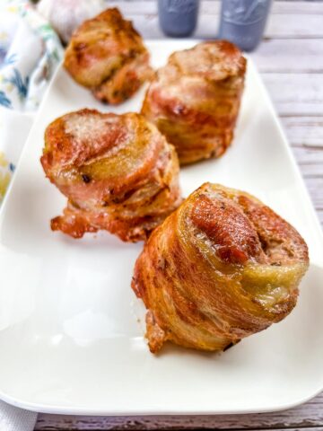 bacon wrapped smoked pork tenderloin
