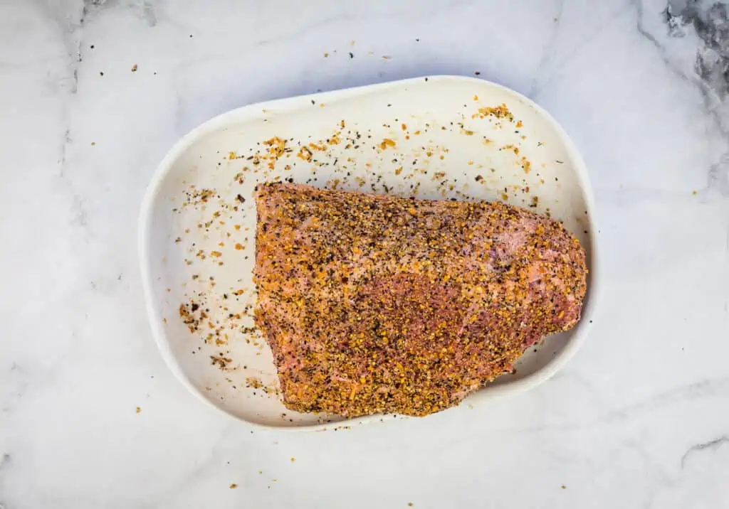 seasoned eye of round to make smoked eye of round