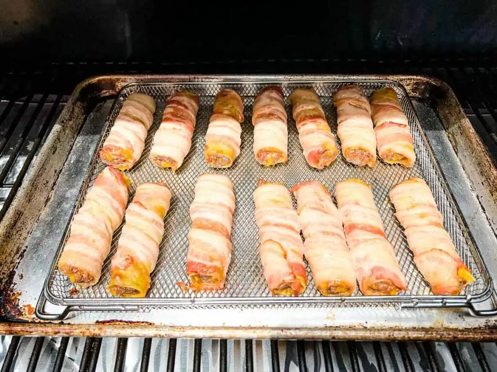 shotgun shells on a tray on the smoker