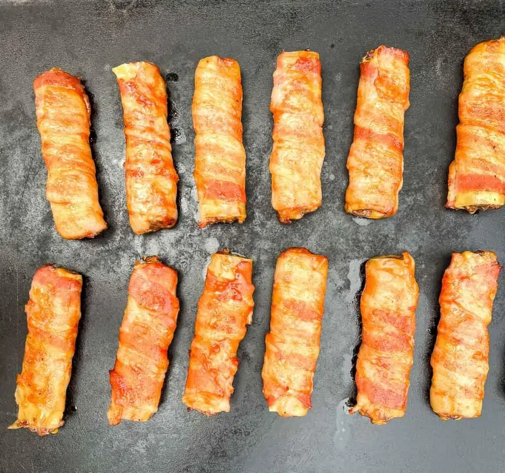 reverse searing shotgun shells on the blackstone griddle