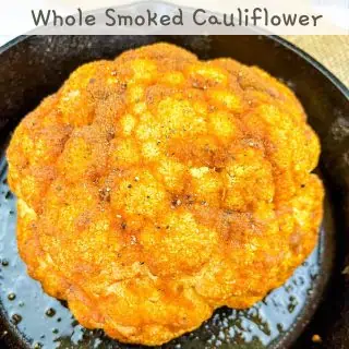whole smoked cauliflower