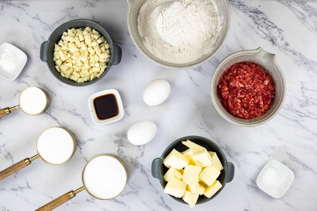 prepped ingredients