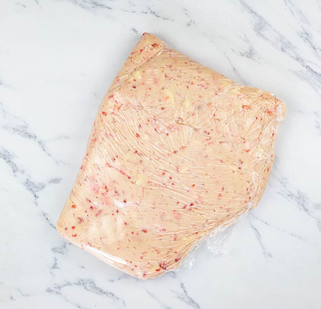 strawberry shortcake cookies wrap and chill