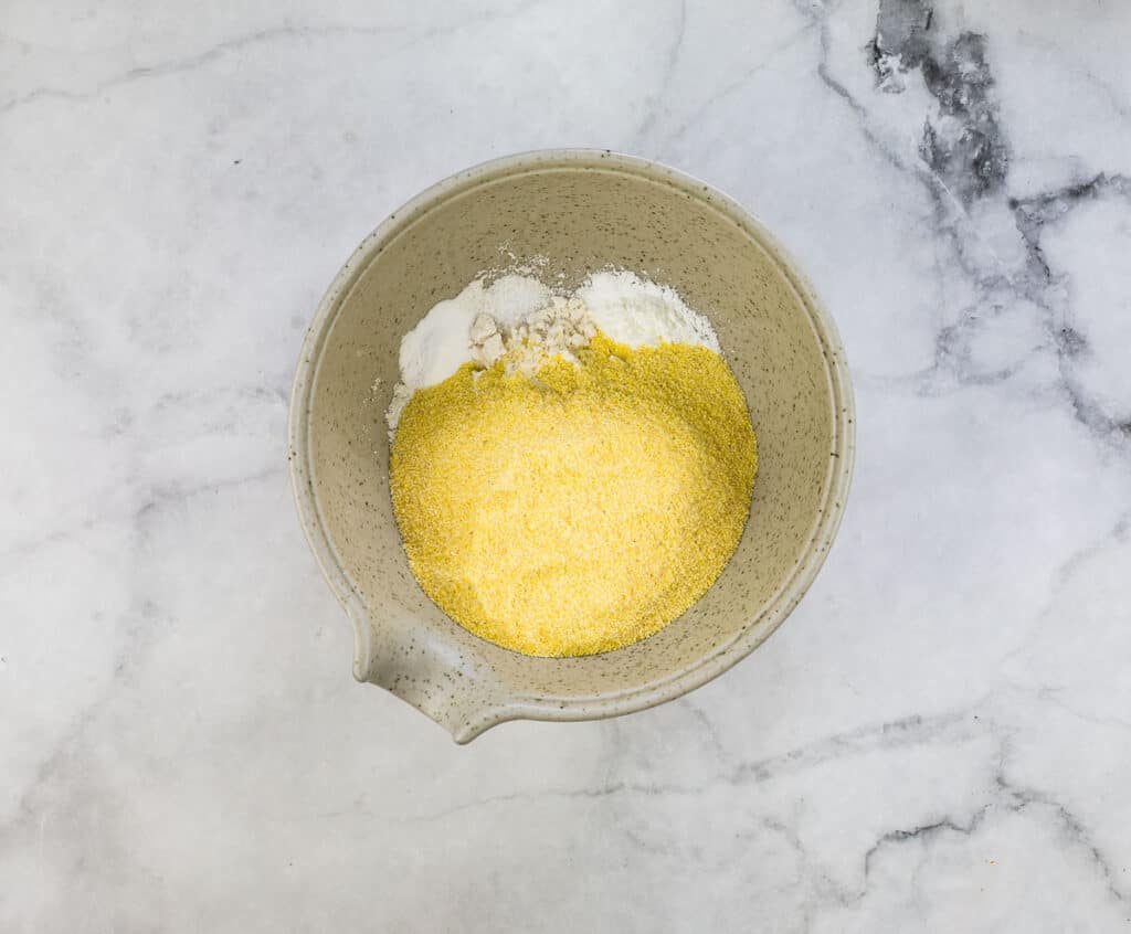 dry ingredients in a bowl