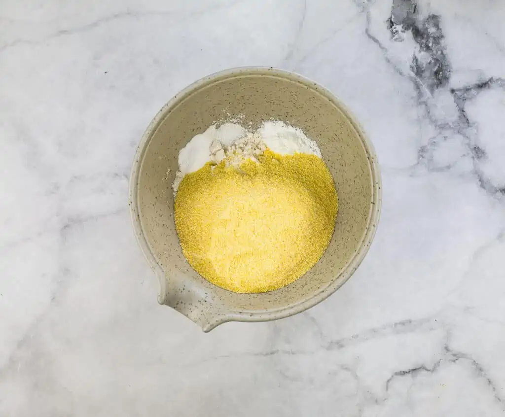 dry ingredients in a bowl
