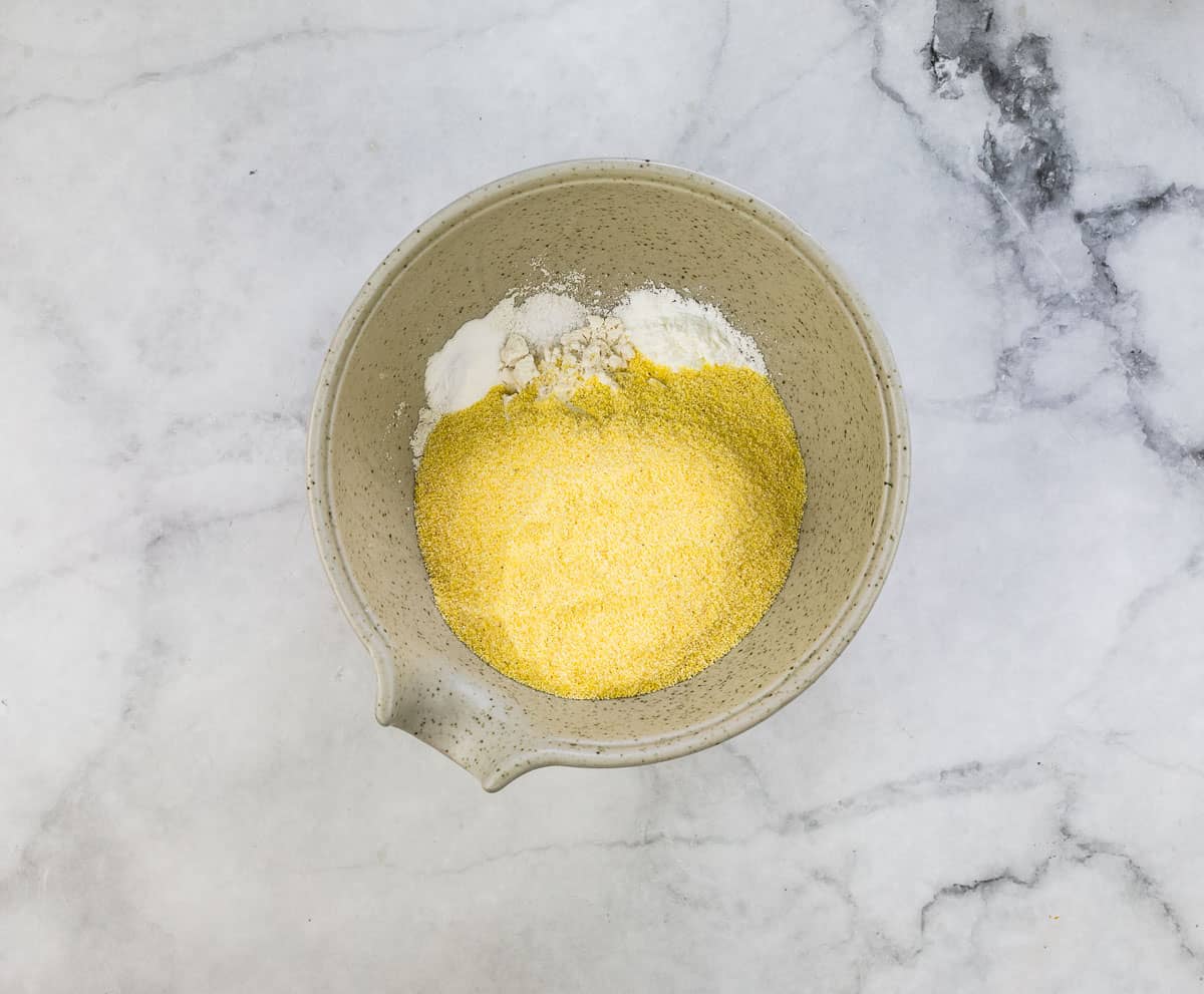 dry ingredients in a bowl