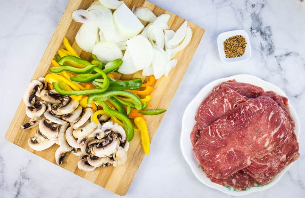 prepped ingredients