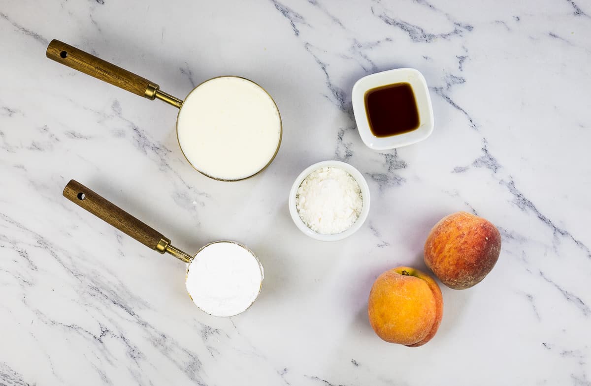 Topping ingredients.