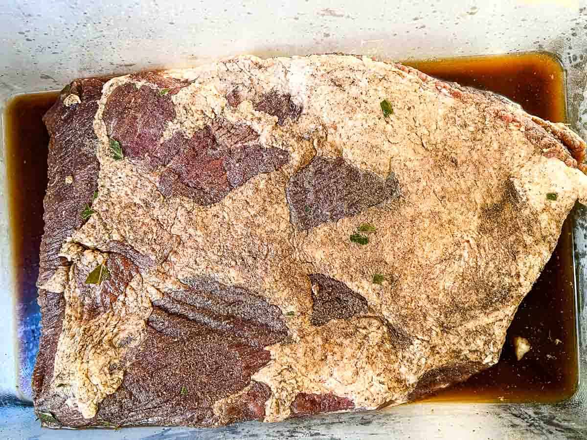 Remove from bag and soak in water to remove salt.