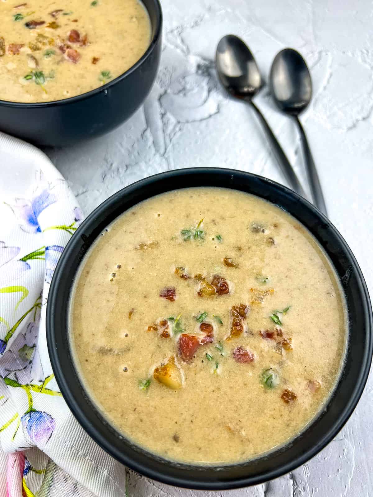 Caramelized Onion &amp; Mushroom Soup-image