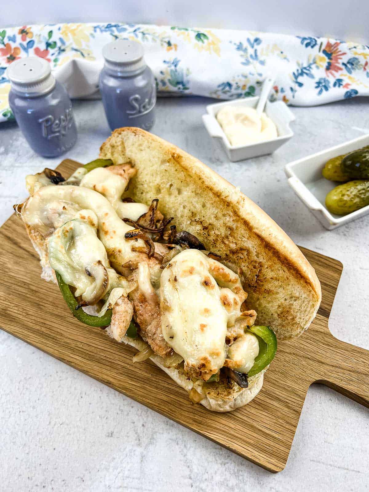 Blackstone Chicken Philly Cheesesteaks - Cook What You Love