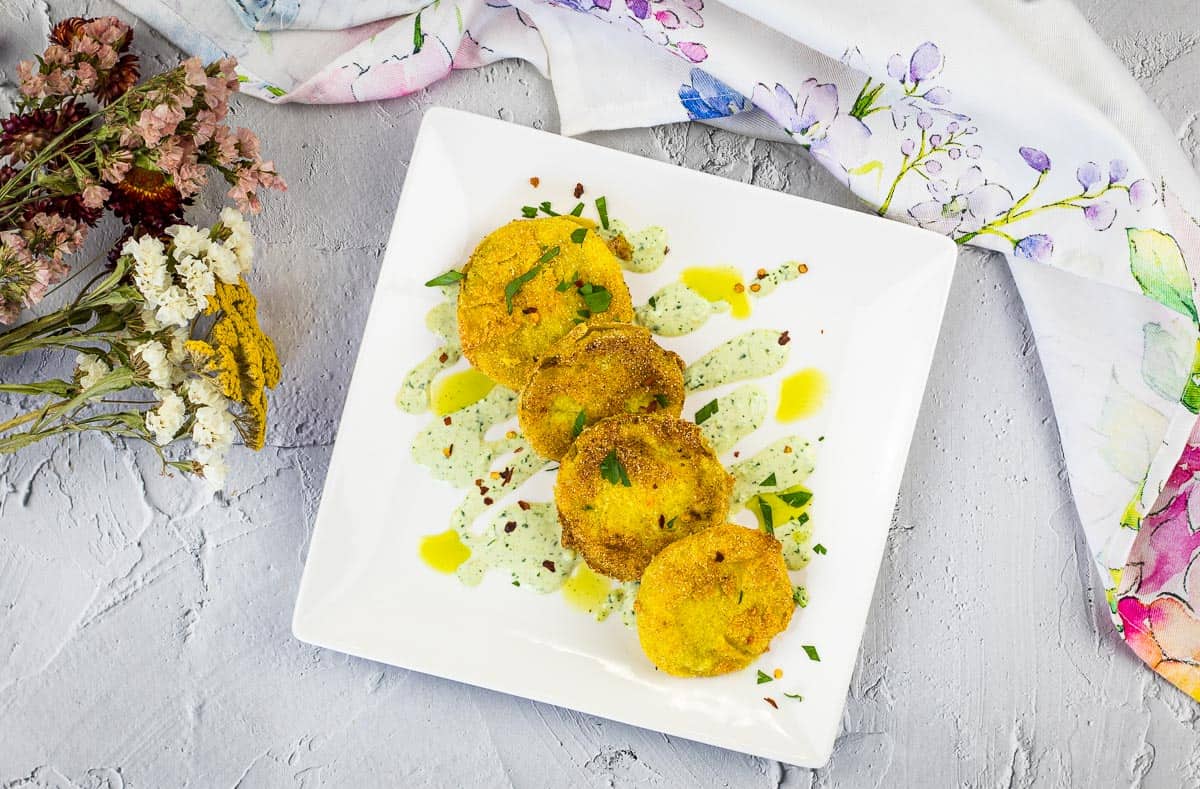 Fried Tomatillos with CilantroJalapeno Aioli Cook What You Love