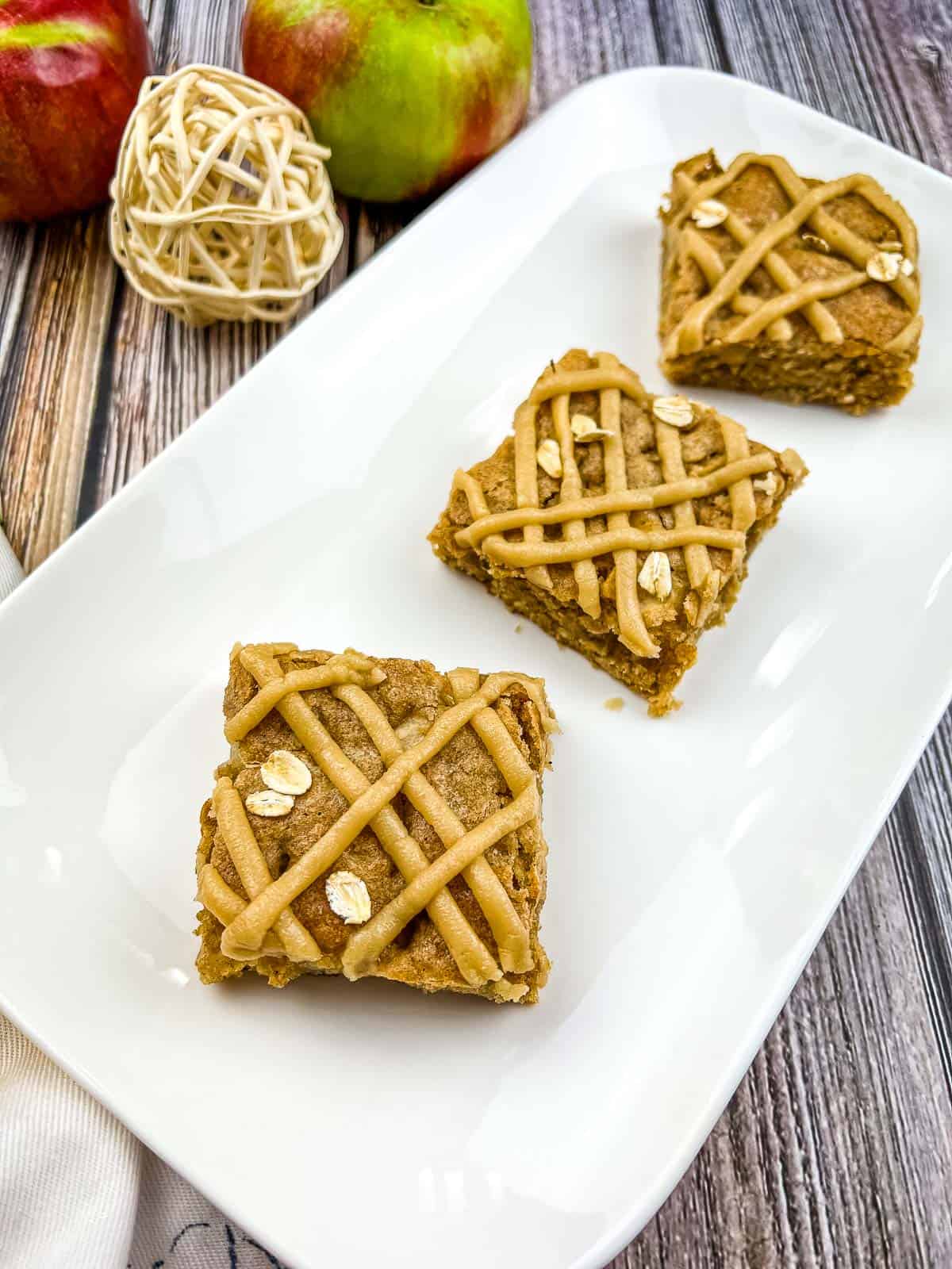 Brown Butter Apple Blondies - Cook What You Love Desserts