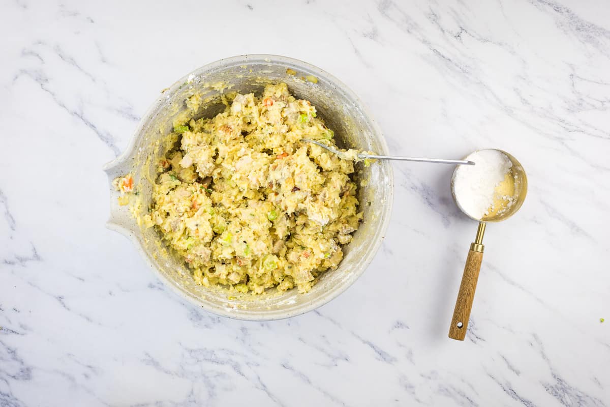 Thanksgiving Stuffing, Turkey, Mashed Potato Patties