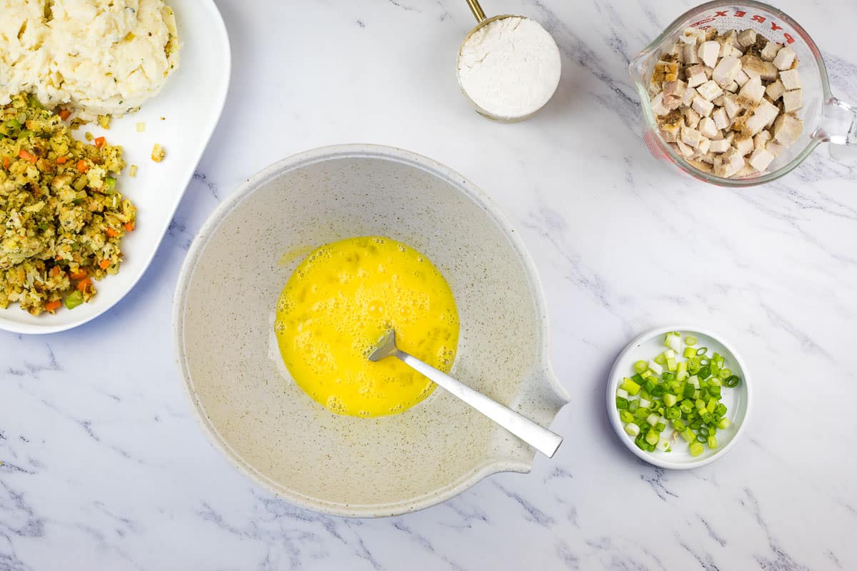 Thanksgiving Stuffing, Turkey, Mashed Potato Patties