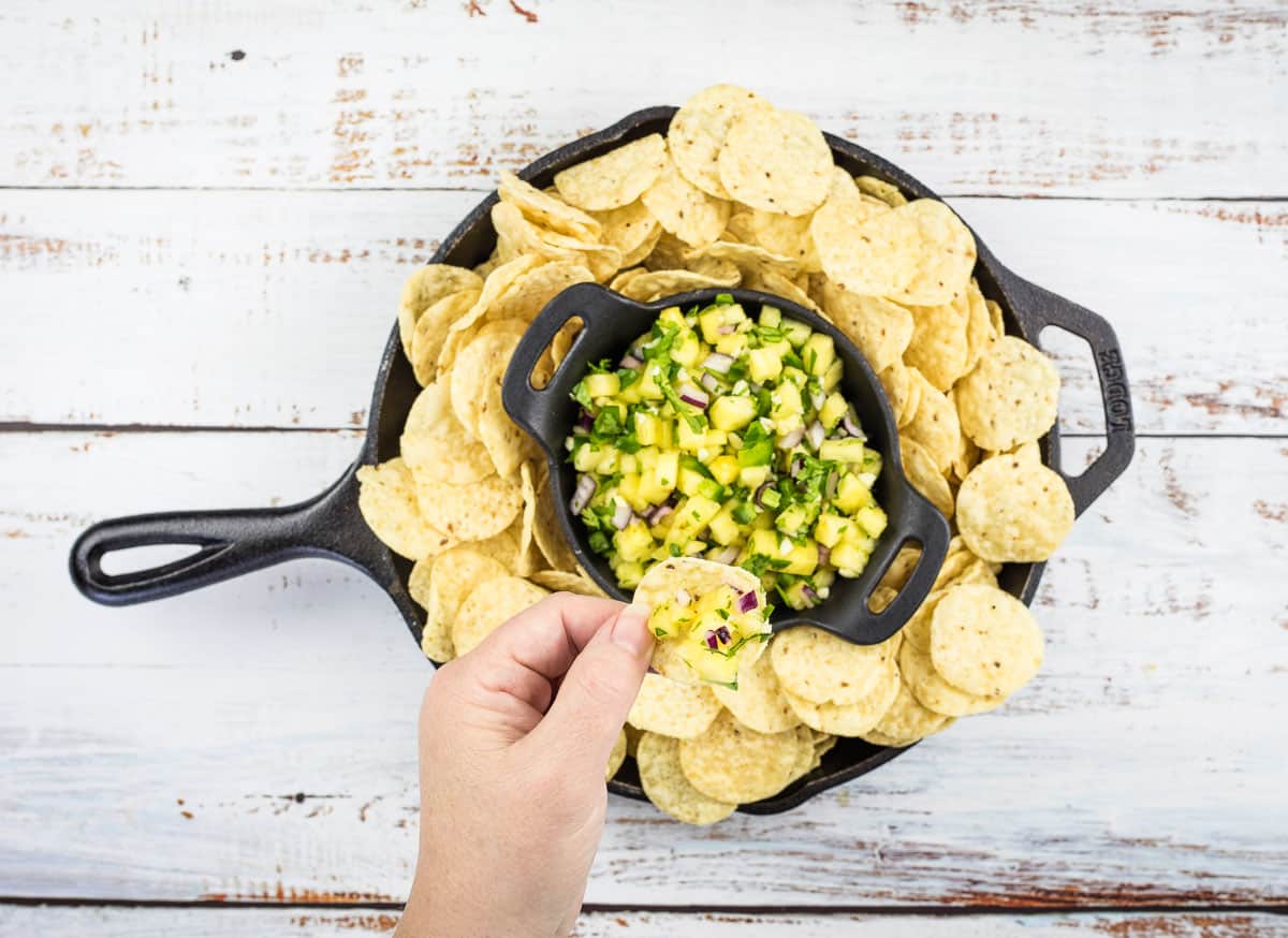 Texas style pineapple salsa cook what you love