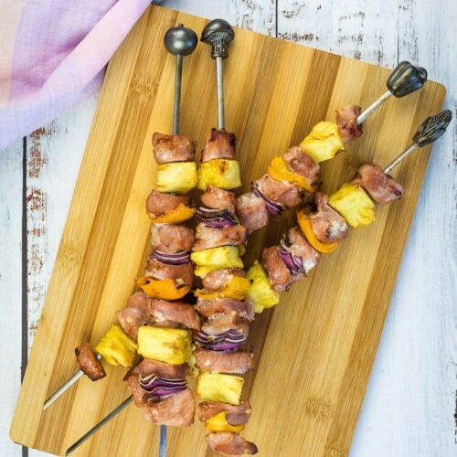 Pork and 2024 pineapple kabobs