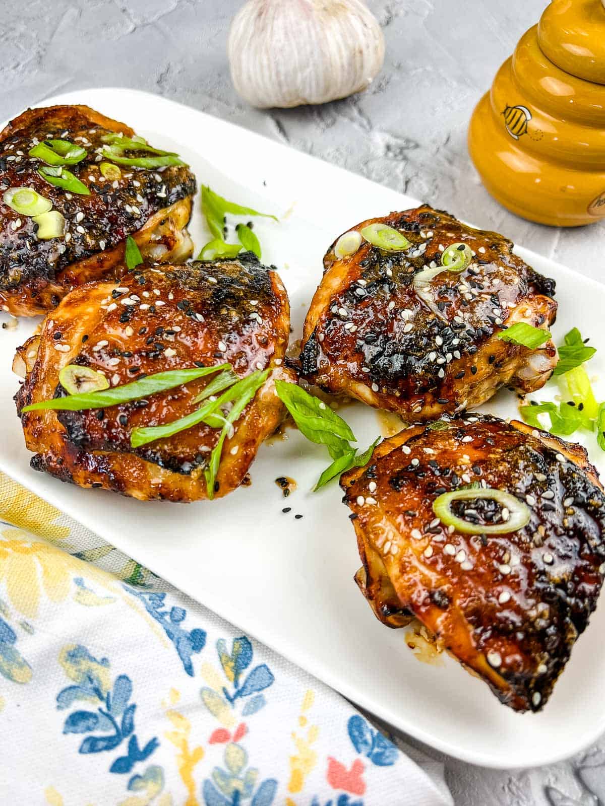 Air Fryer Honey Garlic Chicken Thighs - Cook What You Love