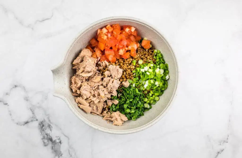 Everything in a bowl.