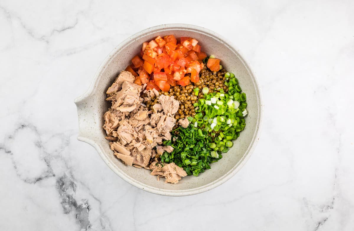 Everything in a bowl.